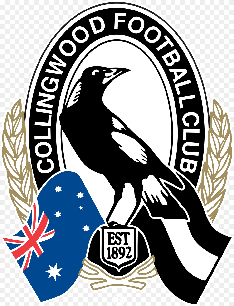 Collingwood Magpies Collingwood Football Club, Logo, Adult, Emblem, Female Png