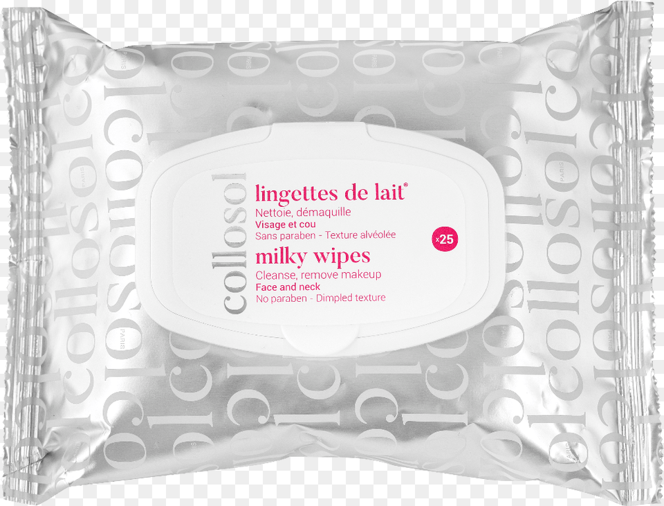 Collosol Lingettes De Lait Milky Wipes Collosol Wipes, Cushion, Home Decor, Pillow Free Png Download