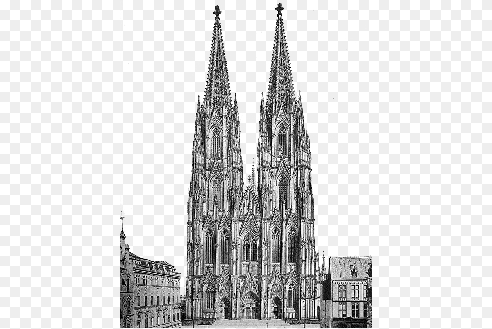 Cologne Cathedral West Facade, Arch, Architecture, Building, Church Free Png
