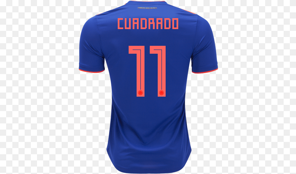 Colombia 2018 World Cup Juan Cuadrado Active Shirt, Clothing, T-shirt, Jersey Free Png