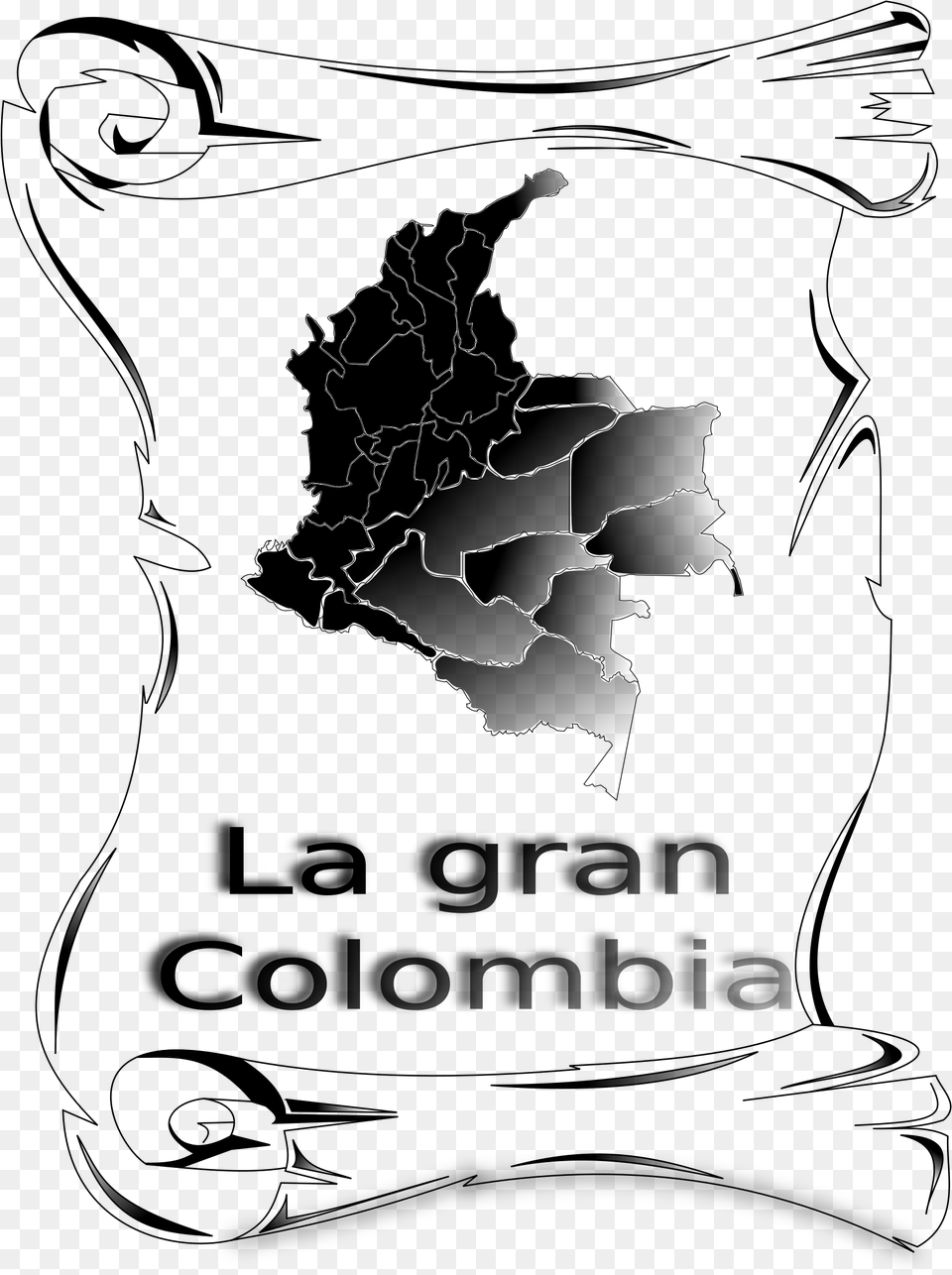 Colombia Clip Arts Colombia, Gray Free Png Download