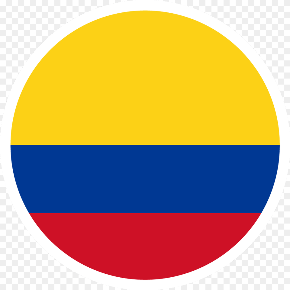 Colombia Flag Colombia Flag Round, Logo Png