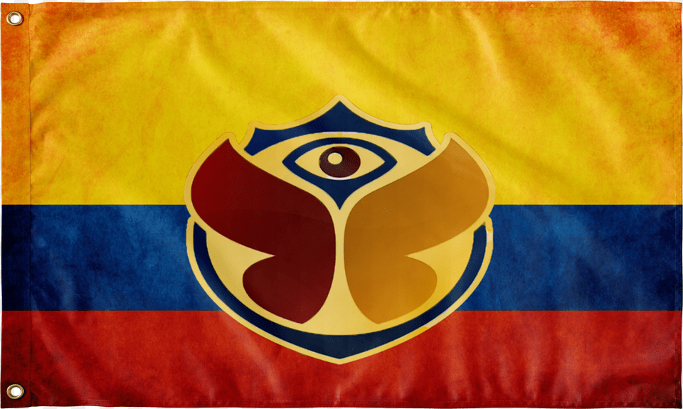 Colombia Flag For Festival Tml, Logo, Emblem, Symbol, Animal Free Png Download