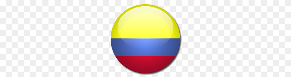 Colombia Flag Icon Download Rounded World Flags Icons Iconspedia, Sphere Free Transparent Png