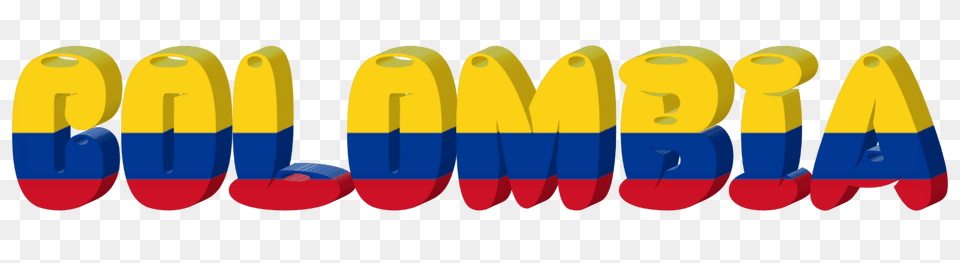 Colombia Lettering With Flag Clipart, Dynamite, Weapon Png