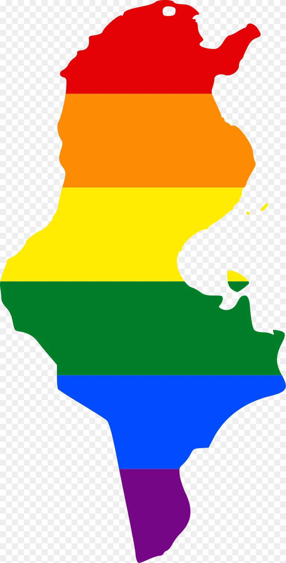 Colombia Lgbt Clipart Flag Map Of Tunisia, Art, Graphics, Adult, Male Png Image