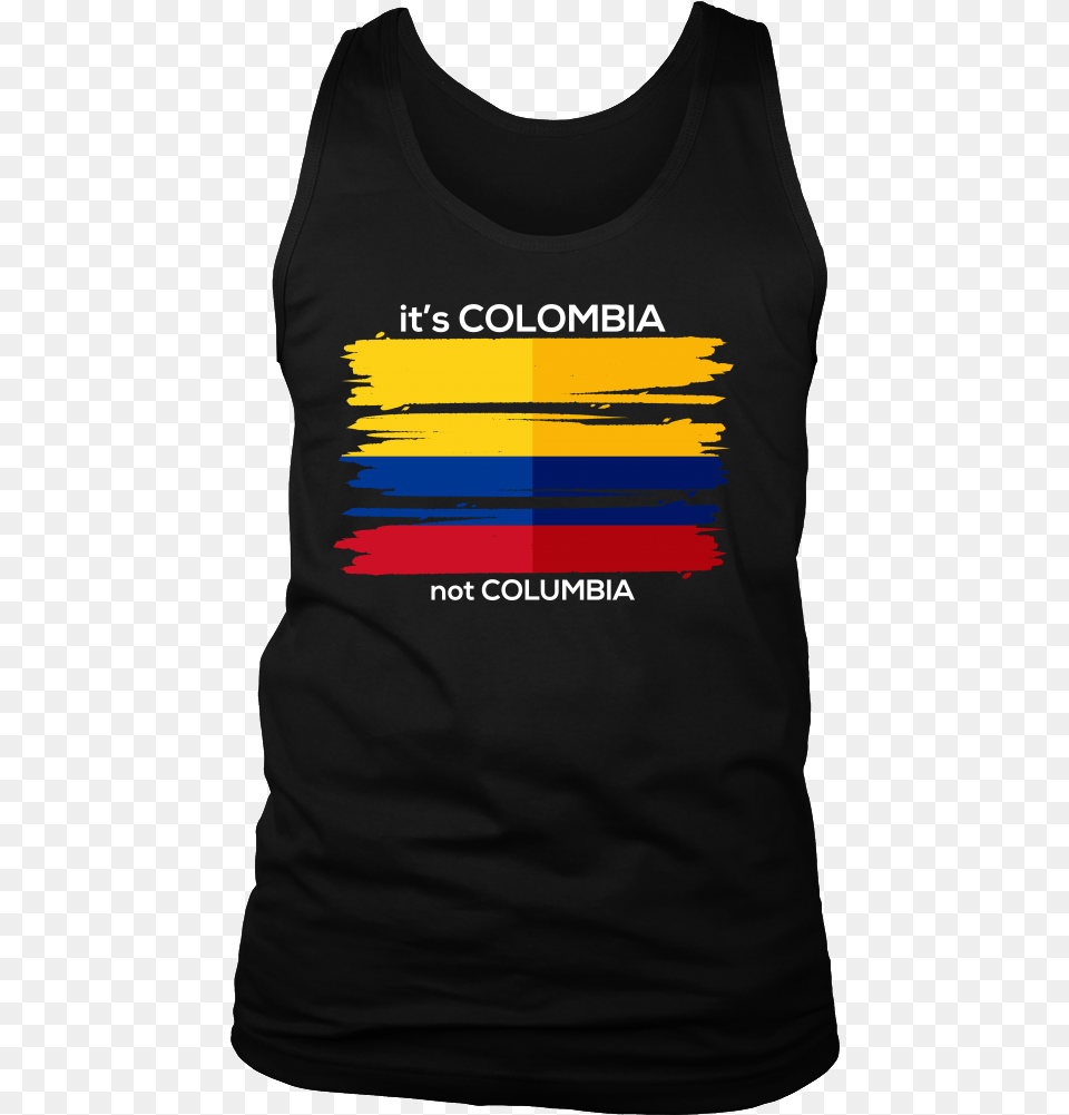 Colombia Mens Tank Colombian Flag Men April Girl Birthday Shirts, Clothing, T-shirt, Tank Top, Adult Png Image