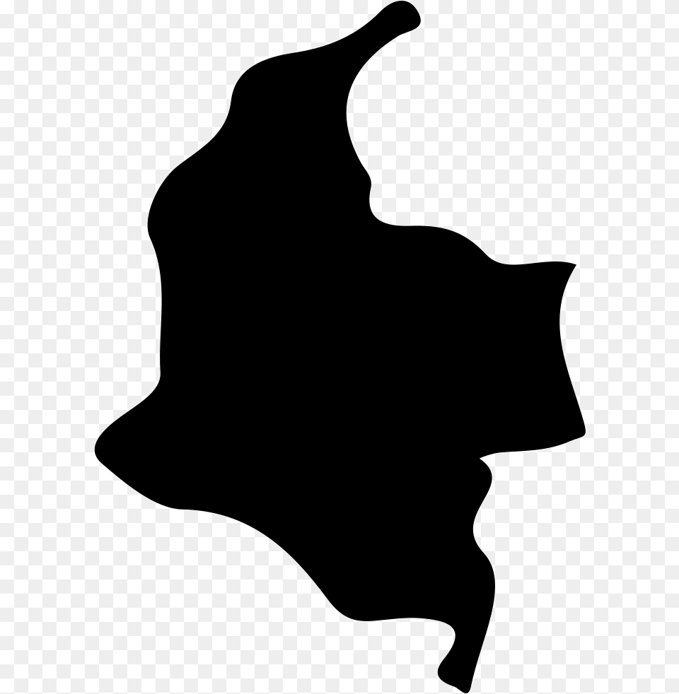 Colombia Shape Of Columbia, Silhouette, Logo, Stencil, Leaf Free Transparent Png