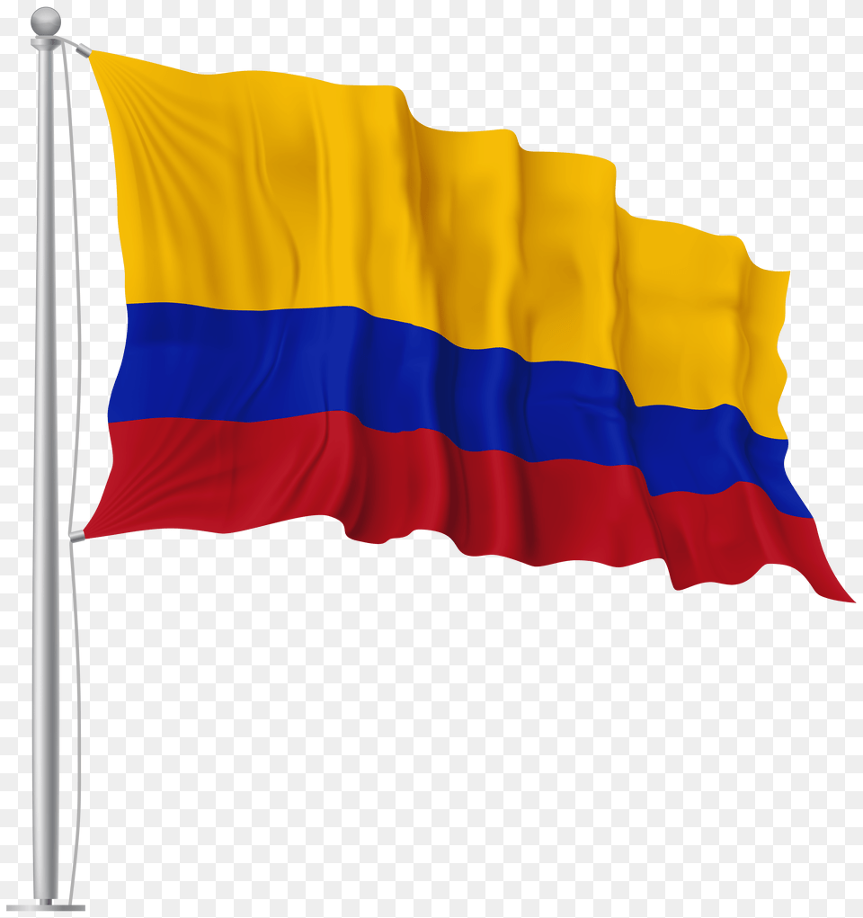 Colombia Waving Flag, Crib, Furniture, Infant Bed, Colombia Flag Png Image