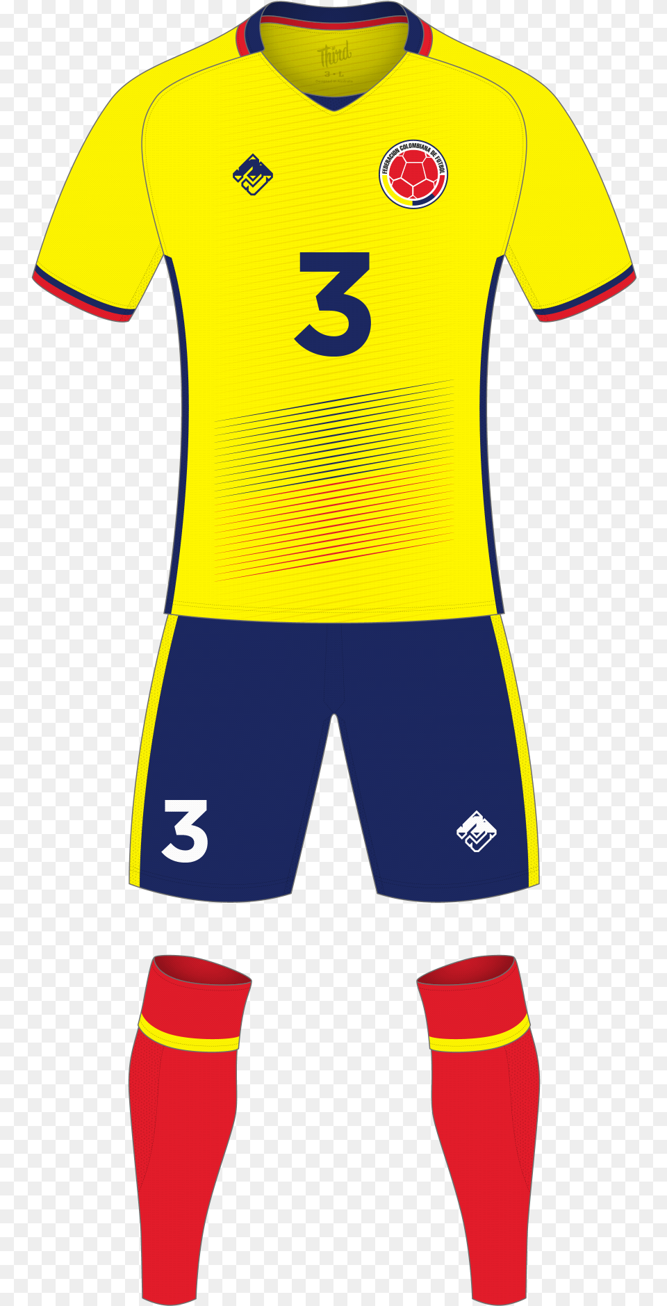 Colombia World Cup 2018 Concept Hockey Sock, Clothing, Shirt, Jersey, Person Free Transparent Png