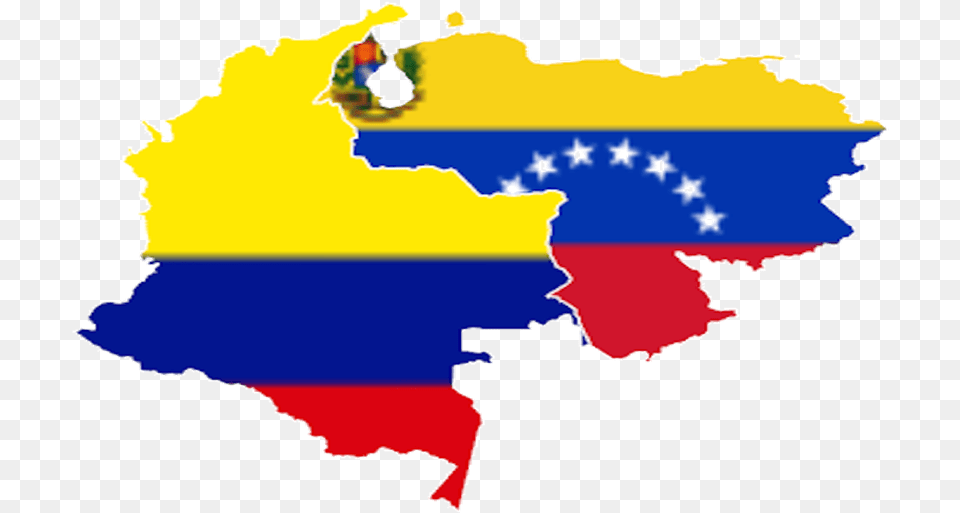 Colombian And Venezuelan Flags, Chart, Plot, Map, Atlas Png Image