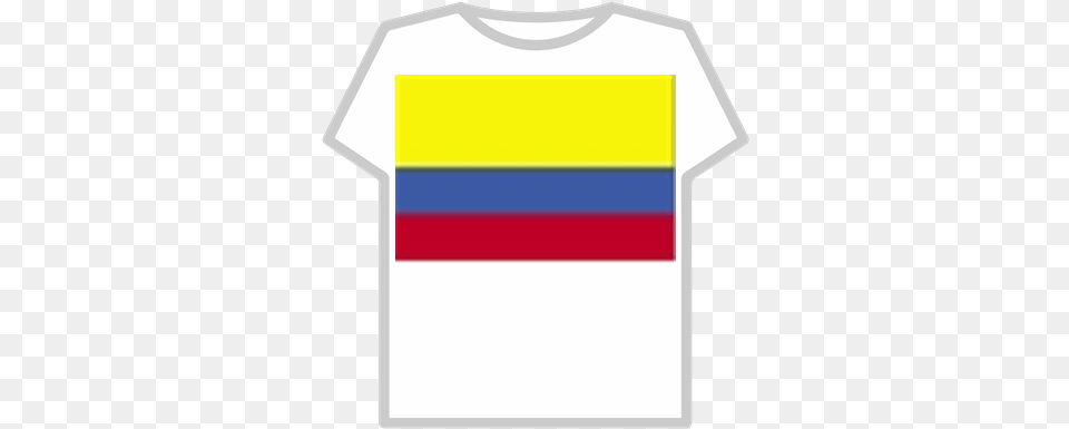 Colombian Flag Pin Roblox Active Shirt, Clothing, T-shirt Free Transparent Png