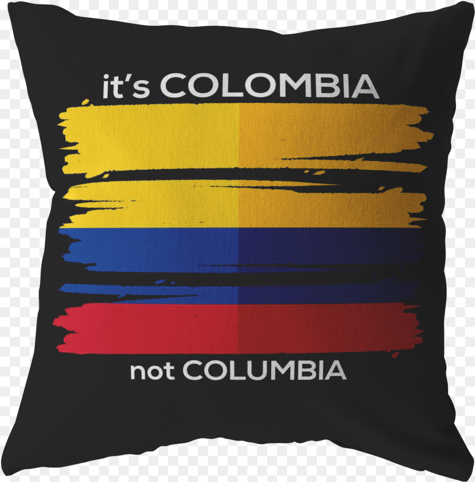 Colombian Flag Travel Vacation Souvenir Pillow, Cushion, Home Decor Png Image