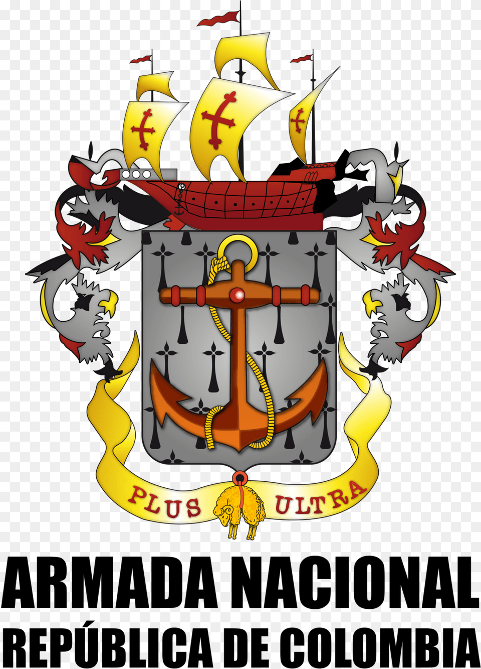 Colombian Navy, Emblem, Symbol, Animal, Reptile Png