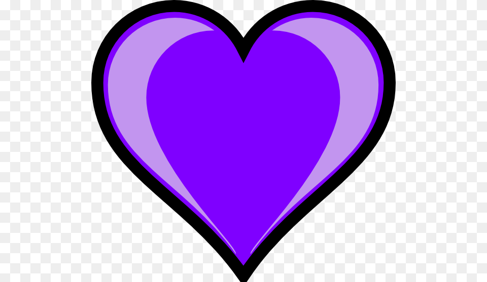 Colon, Heart, Purple, Balloon Png Image