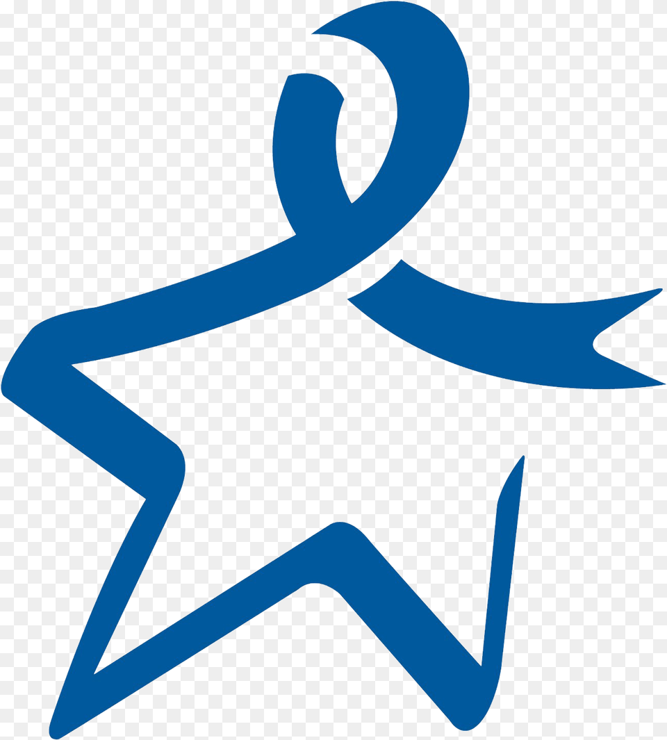 Colon Cancer Awareness Month Logo Tattoo Colon Cancer Symbol, Star Symbol Free Png Download
