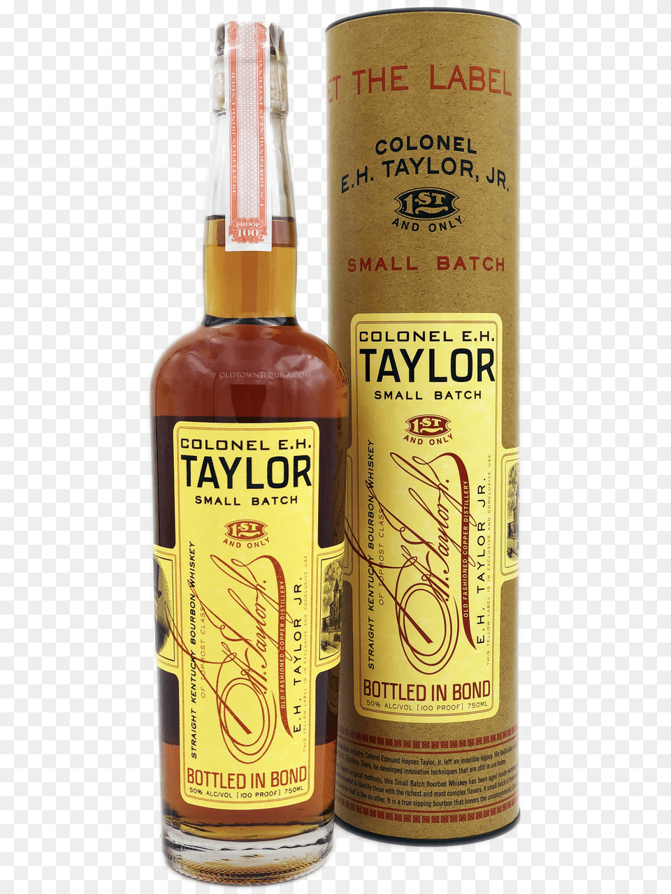 Colonel E H Taylor Jr Small Batch Kentucky Straight, Alcohol, Beverage, Liquor, Beer Free Transparent Png