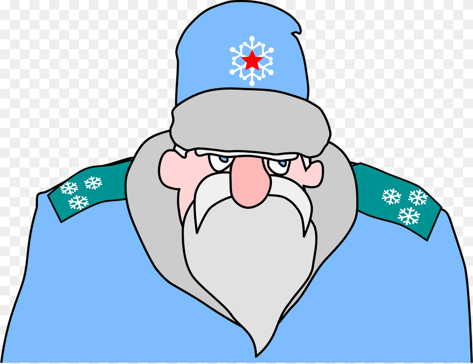 Colonel Frost Russian Military Santa Claus Clipart, Baby, Person, Cartoon Png Image