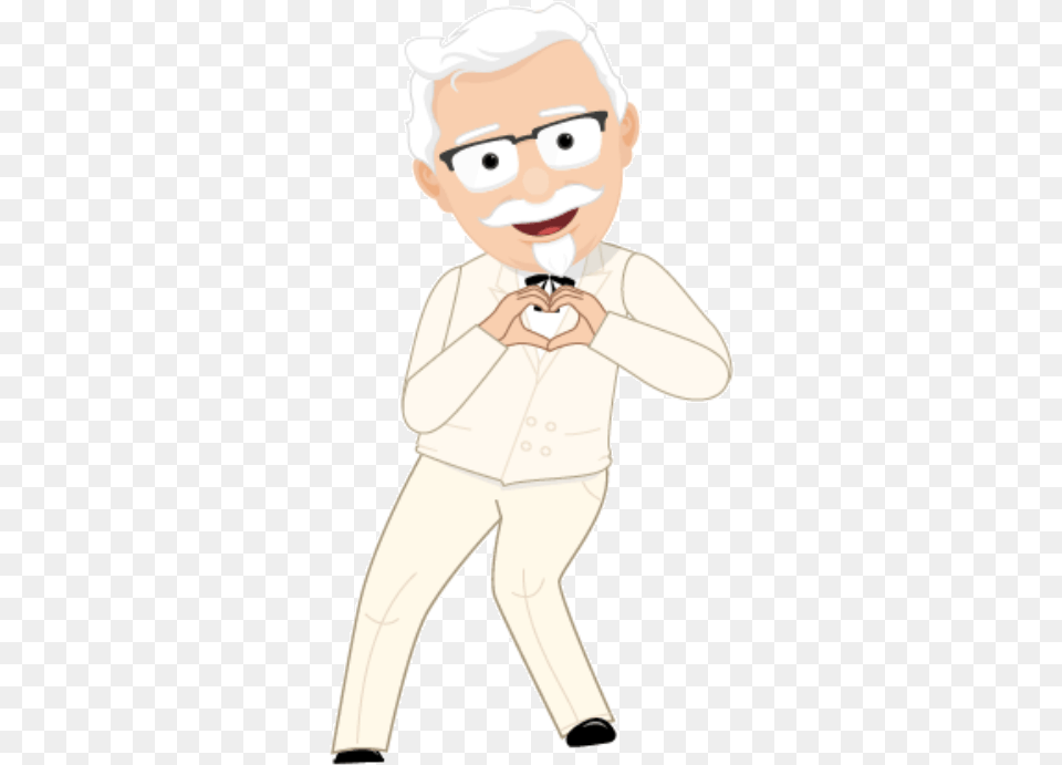 Colonel Gifs U2014 Solwat Gif Kfc, Person, Baby, Accessories, Head Free Transparent Png