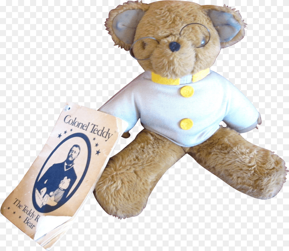 Colonel Teddy Roosevelt Bear H2w Colonel, Toy, Teddy Bear, Adult, Male Free Png