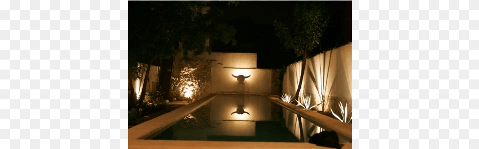 Colonial Casa In Merida With Stunning Lap Pool Landscape Lighting, Yard, Villa, Outdoors, Nature Free Png