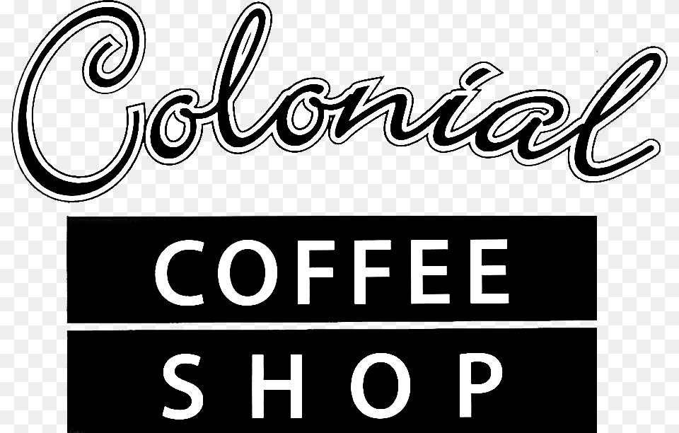 Colonial Coffee Shop Home Calligraphy, Text, Machine, Gas Pump, Pump Free Png