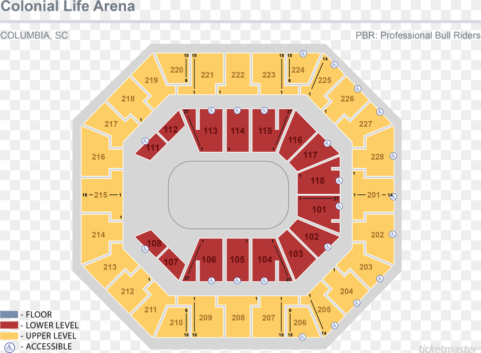 Colonial Life Arena Detailed Seating Circle, Outdoors, Diagram Free Png