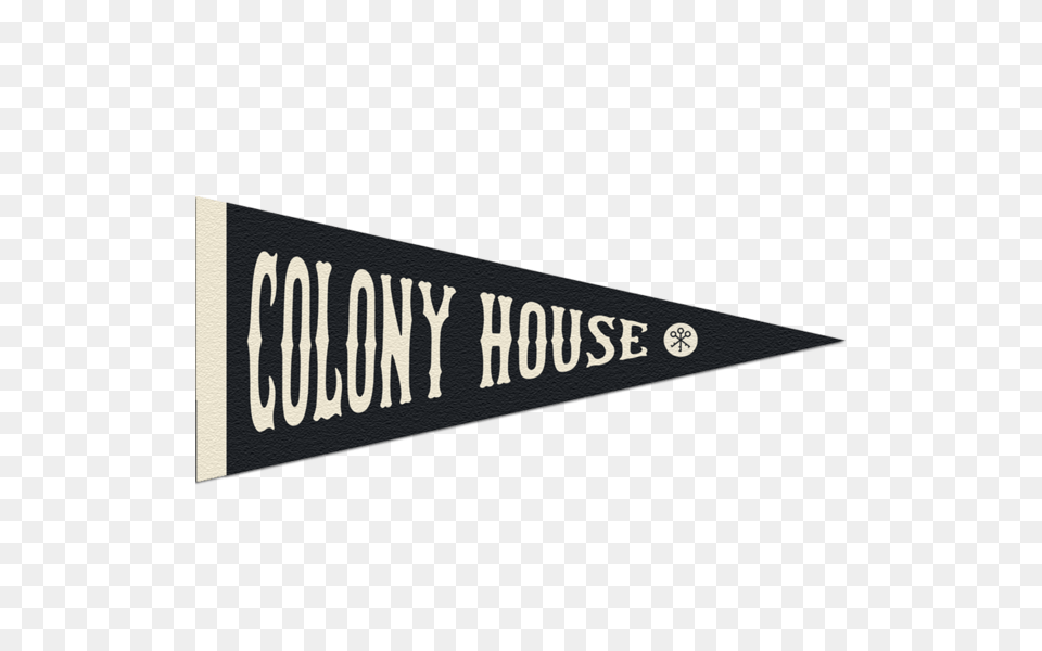 Colony House Pennant, Business Card, Paper, Text Free Png Download