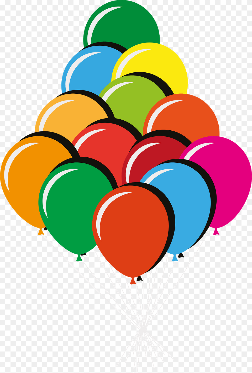 Color Balloons Clipart, Balloon Free Png Download