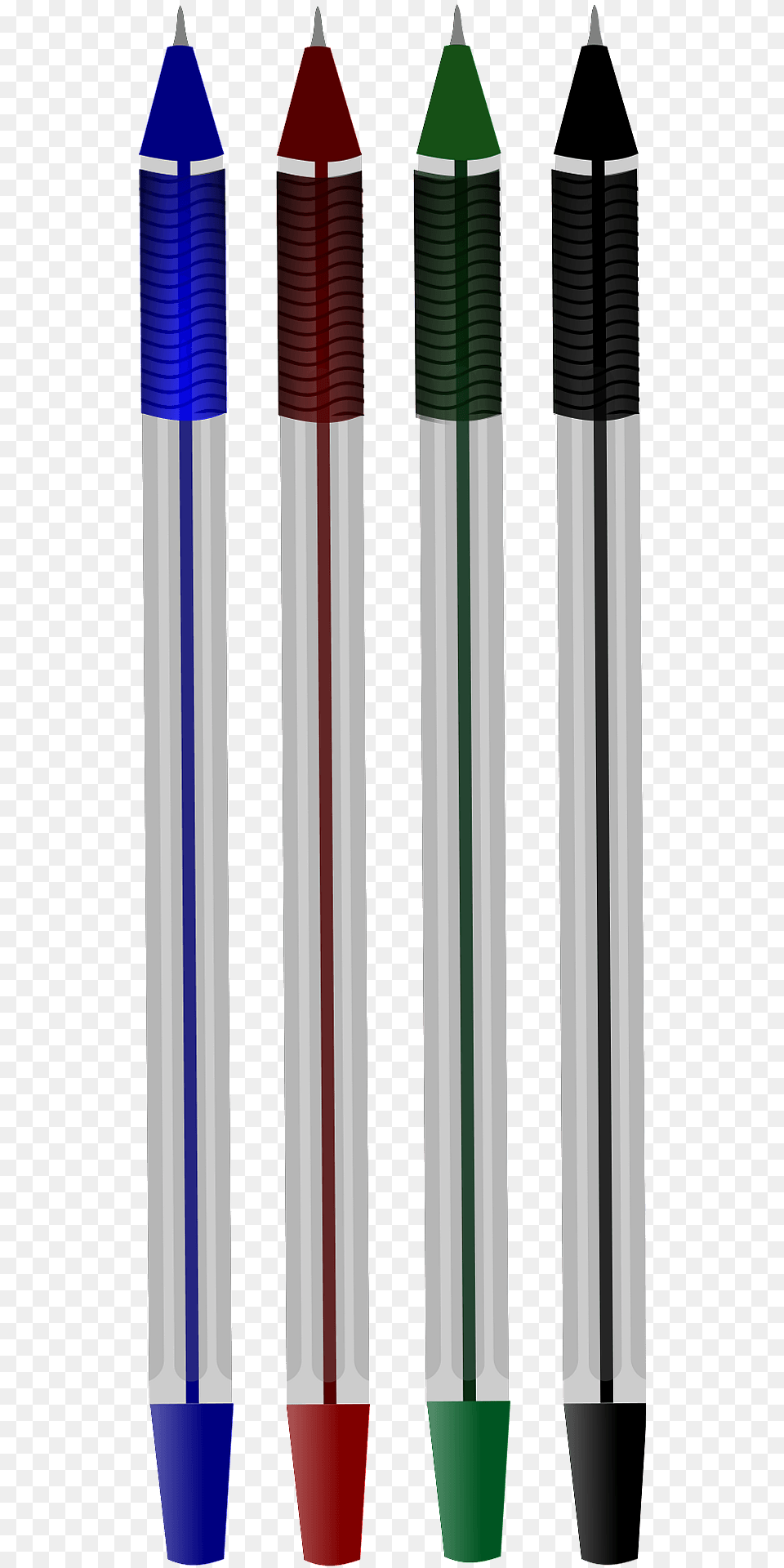 Color Ballpoint Pens Clipart, Lamp, Rocket, Weapon Free Transparent Png