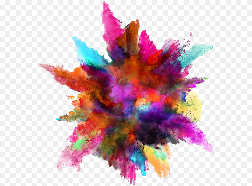 Color Bomb Photos Color Explosion Transparent Background, Purple, Dye, Leaf, Plant Free Png