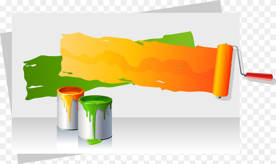 Color Bucket Paint Vector Painting Roller Clipart Download Painting Vector, Paint Container, Dynamite, Weapon, Text Free Transparent Png
