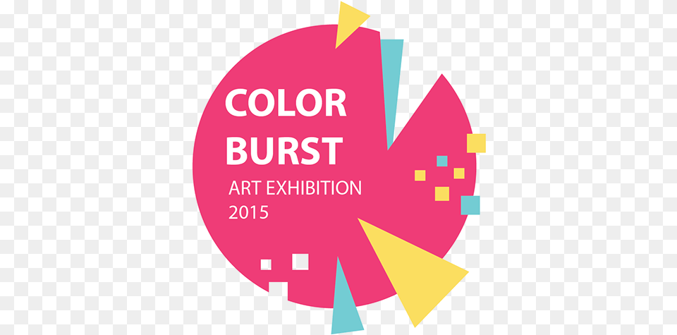 Color Burst Art Exhibition 2015 On Behance Graphic Design, Graphics, Advertisement, Poster Free Transparent Png