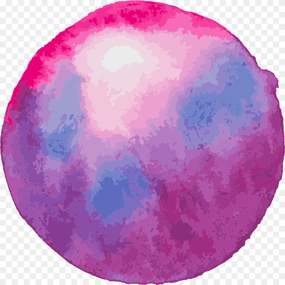 Color Circle Watercolour Pink Violet Circulo Acuarela Rosa, Balloon, Sphere Png Image