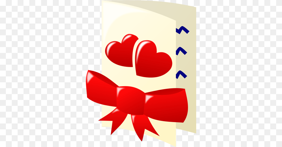 Color Clip Art Of Two Hearts And A Bow Valentines Card Public, Dynamite, Weapon Free Transparent Png
