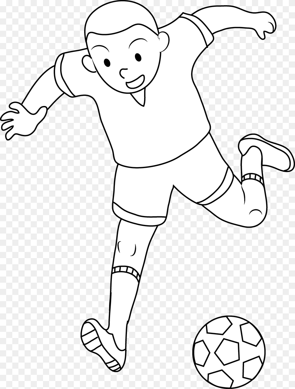 Color Clipart Football Player Kick American Football, Sport, Ball, Soccer Ball, Soccer Free Png