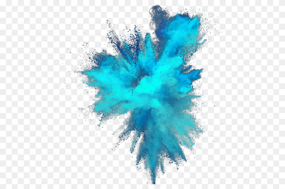 Color Colorful Explosion Blue Splash Freetoedit Blue Colour Splash, Crystal, Fireworks, Astronomy, Nebula Png