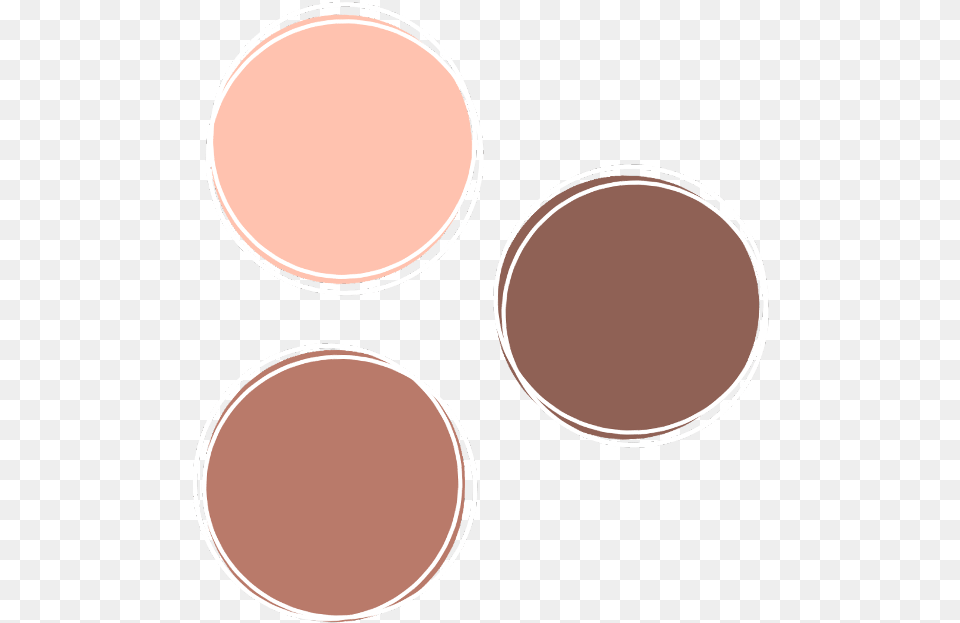 Color Colorpallete Brown Colors Circles Aesthetic Eye Shadow, Oval, Palette, Paint Container, Person Free Png Download