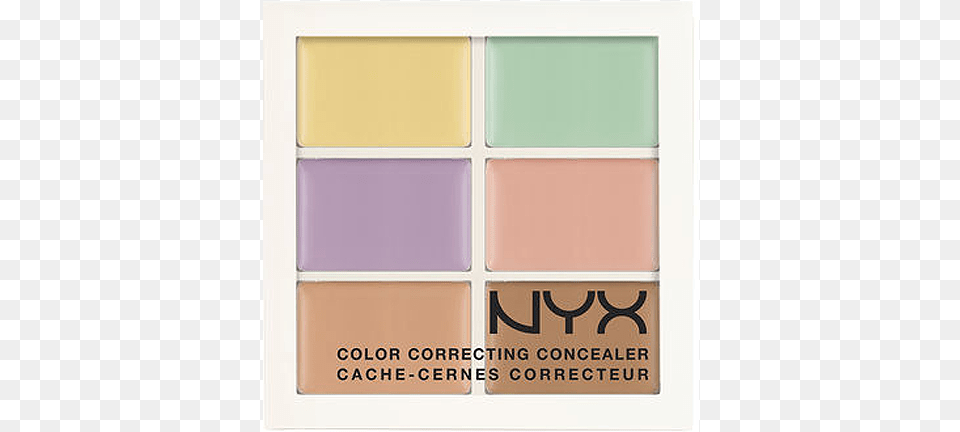 Color Correcting Palette Nyx 3c Palette Conceal Correct Contour Medium, Paint Container, Mailbox, Face, Head Png