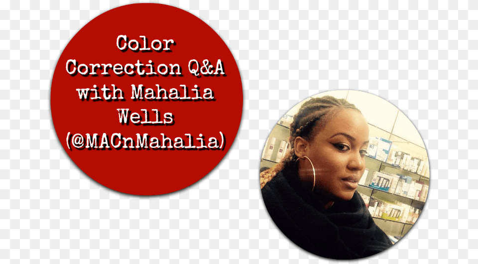 Color Correction With Mahalia Wells Macnmahalia Circle, Accessories, Portrait, Photography, Person Free Transparent Png