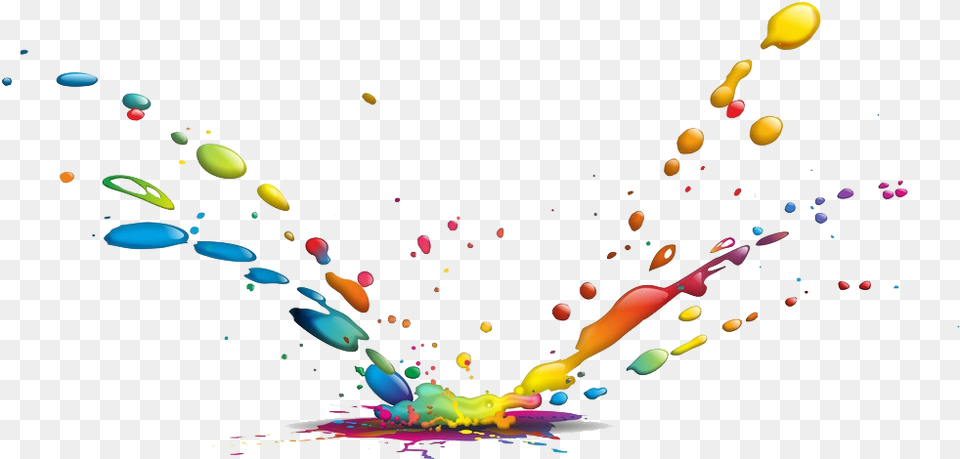 Color Drop Water Paint Splash Ink Drops Clipart Color Water Splash, Art, Graphics, Paper Free Png
