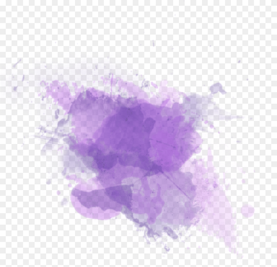 Color Effect Kawaii Ftestickers Tumblr Pastel Color Splash, Purple, Mineral, Crystal Png