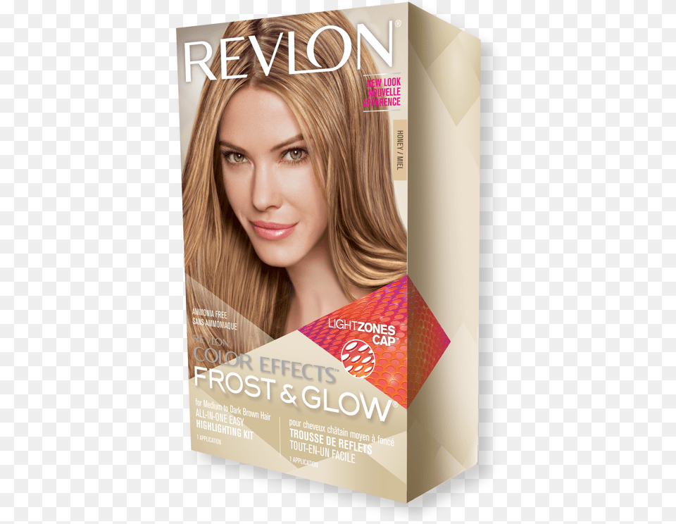 Color Effects Frost U0026 Glow Highlights Revlon Frost And Glow Honey, Publication, Adult, Advertisement, Female Free Png