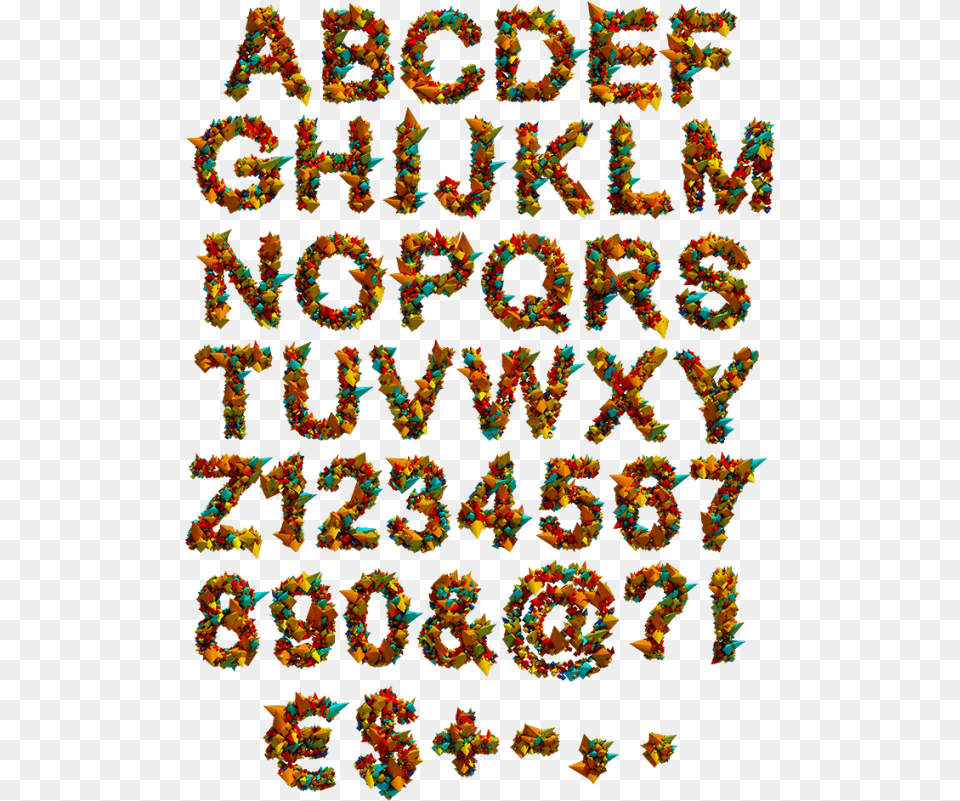 Color Explode Funny Font Font, Plant, Art, Pattern, Text Png
