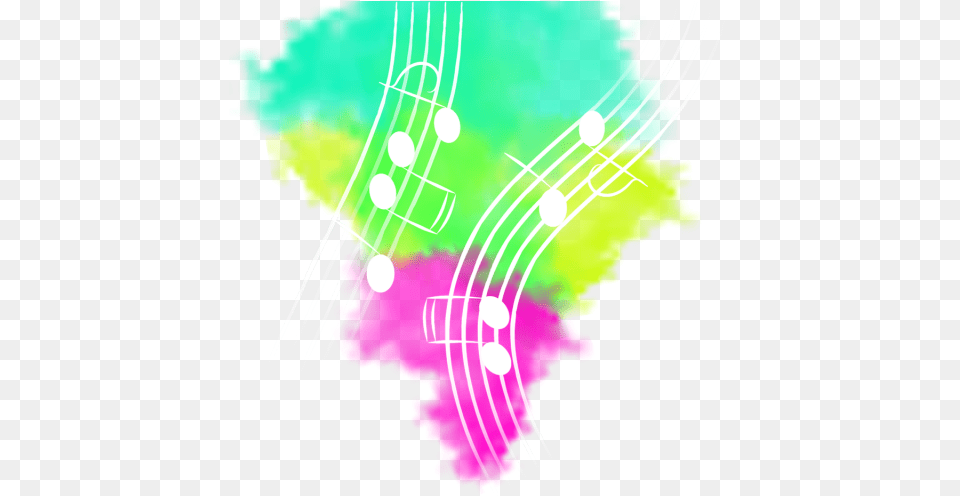 Color Explosion With Notes And Music Portable Network Graphics, Art, Purple, Lighting, Light Png Image