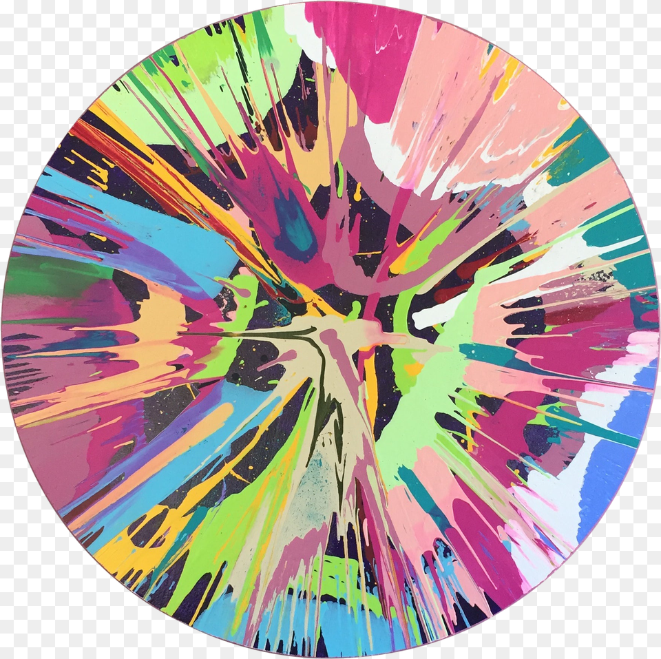 Color Field Circle Abstract Painting Circle Png Image