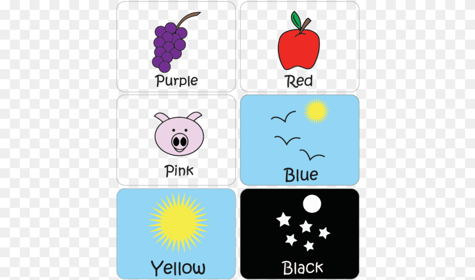 Color Flashcards With Objects, Food, Fruit, Plant, Produce Free Png