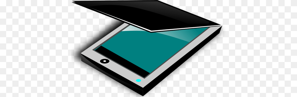 Color Flatbed Scanner Vector Clip Art, Computer, Electronics, Screen, Tablet Computer Free Png Download