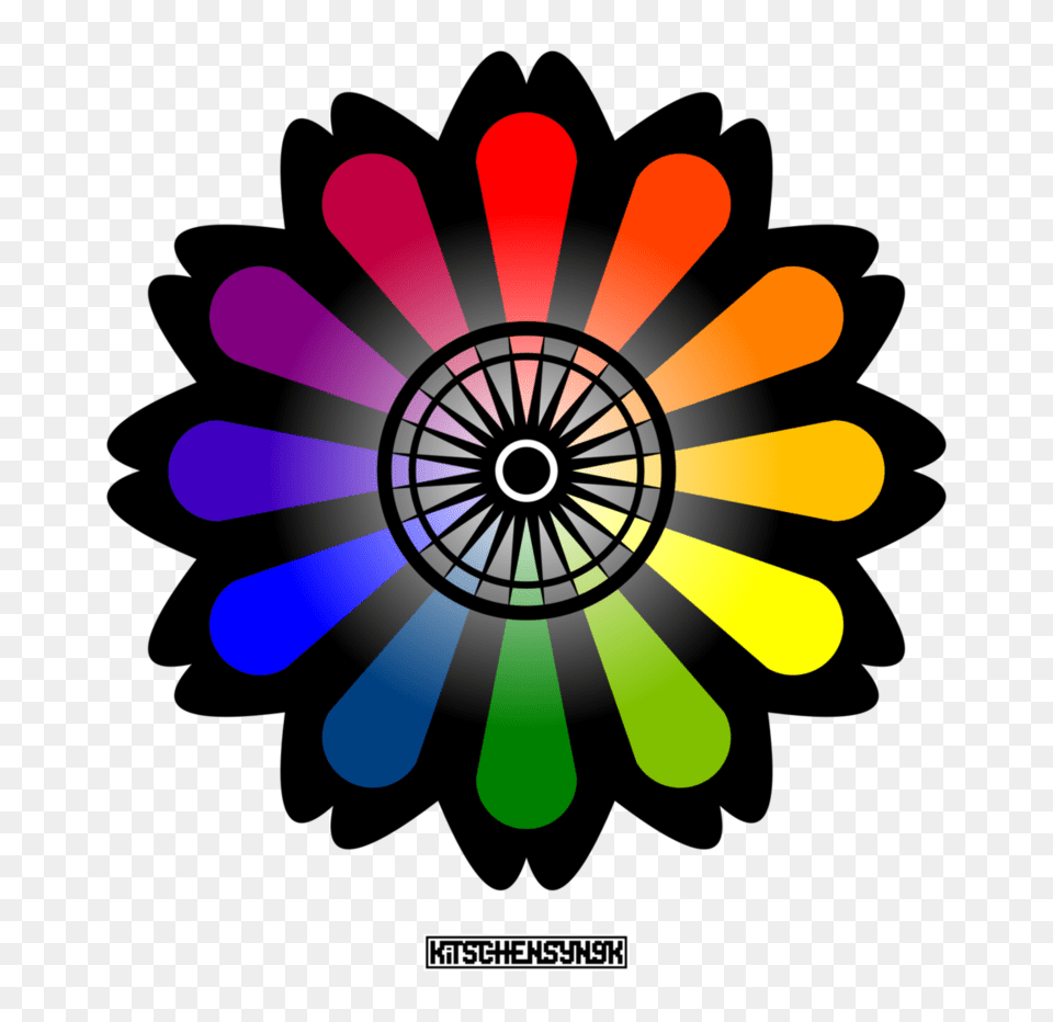 Color Flower Picture, Machine, Wheel Free Transparent Png