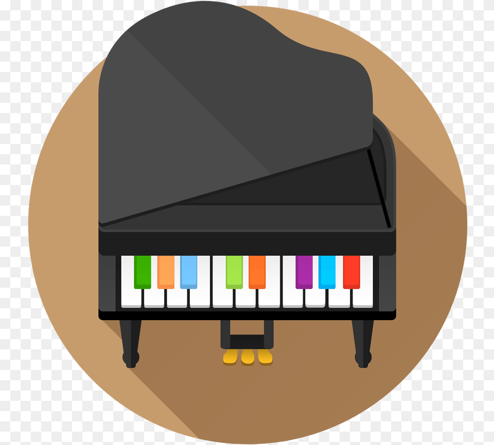 Color Fonts Piano Piano, Grand Piano, Keyboard, Musical Instrument Png